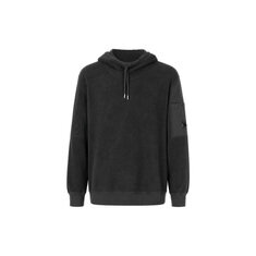 15주년 가먼트 다잉 렌즈 와펜 플리스 후드티 블랙 07CMSS254A 003918G 979 썸네일 1