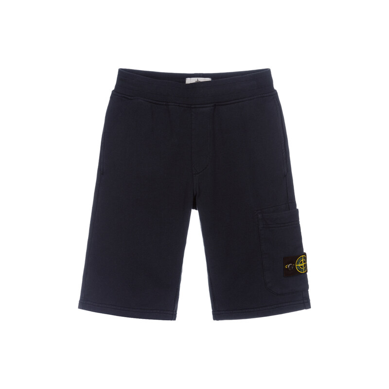 키즈 와펜 패치 숏팬츠 네이비 721660740 V0020 - Stone Island