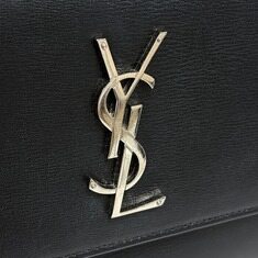 생로랑 선셋 체인 숄더백 미듐 블랙 (442906) 썸네일 13
