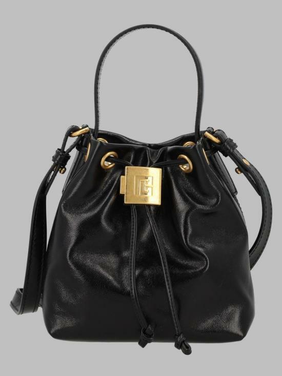 26FW 발망 토트백 HN1GA065LMTE 0PA BLACK DOM - Balmain