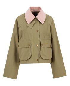 26SS 바버 자켓 LCA0377 OL31 BLEACHED OLIVE ANCIENT GARDENIA DOM 썸네일 1