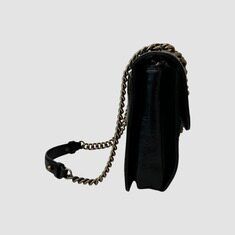 샤넬 퍼펙트엣지 플랩 체인 라지 블랙 숄더백 18번대  썸네일 3
