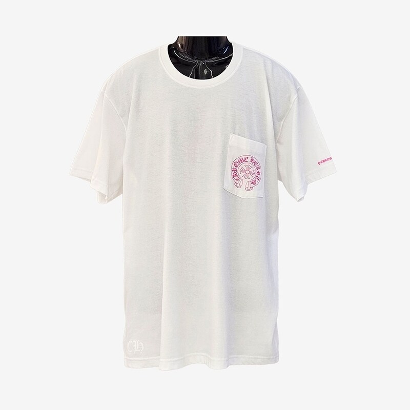 [어포드] [XL] 크롬하츠 핑크 홀스슈 반팔티셔츠 HRB258137C - Chrome Hearts