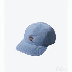 미우미우 26FW 데님 베이스볼 캡 5HC369 2G85 F0S30 썸네일 1