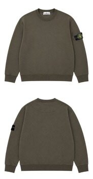 [스톤아일랜드] 26FW 와펜패치 크루넥 맨투맨 콜그레이 남성 맨투맨 L2S156100060 S0051 V0078 / TTA 썸네일 2