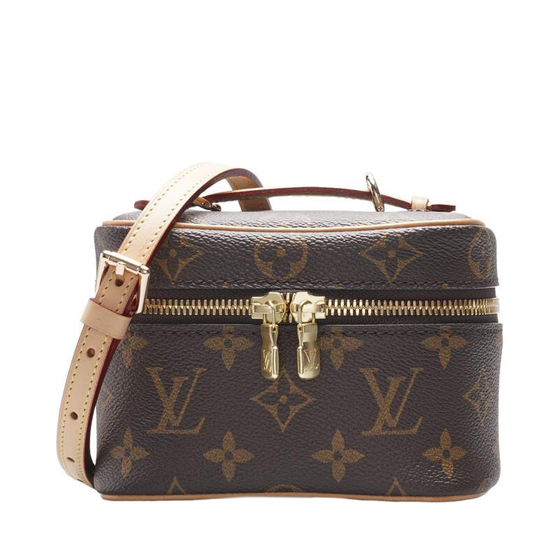 브라운 모노그램 니스 나노 토트백 - Louis Vuitton