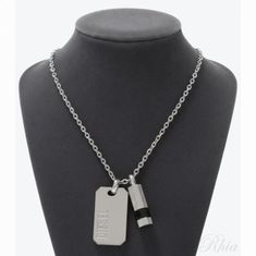 디젤 26FW 브레이브 아머 목걸이 DX1156040 썸네일 1