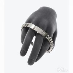디젤 26FW 로고 인그레이빙 체인 팔찌 DX0966040 썸네일 1