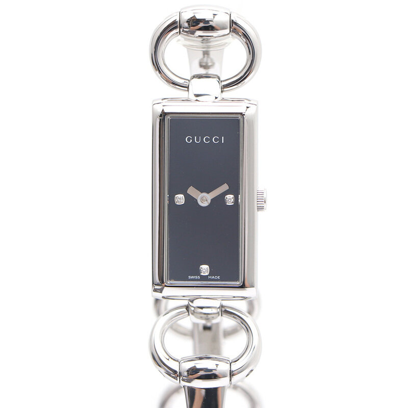 구찌 YA119503 119 토르나부오니 블랙판 다이아 다이얼 뱅글 17mm 시계kk34029176 - Gucci