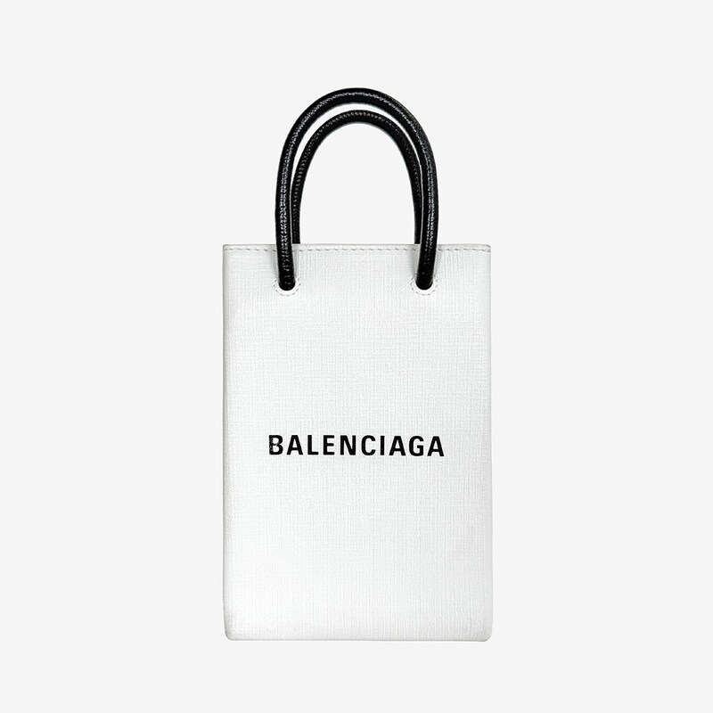 [미니] 발렌시아가 593826 쇼핑 폰 홀더백 9X9VTO81 - Balenciaga