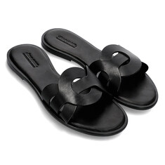 국내배송 26SS 드래곤디퓨전 빅 링 레더 샌들 5001 BLACK 썸네일 2