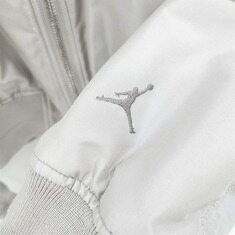 [럭스유] (새상품) 46 / 디올 X 에어 조던 한정판 그레이 윙 로고 자수 바시티 자켓 썸네일 3
