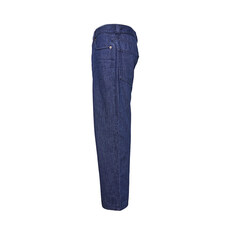 (30inch) 블루 데님 백 로고 여성 청바지 썸네일 1