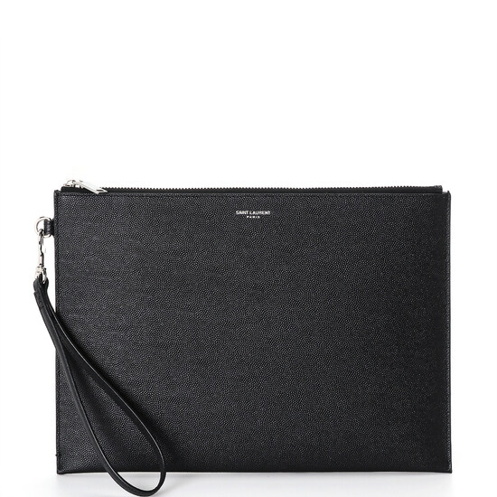 [스크래치] 생로랑 시그니처 클러치 블랙 683865 BTY0N 10001 S8 - Saint Laurent