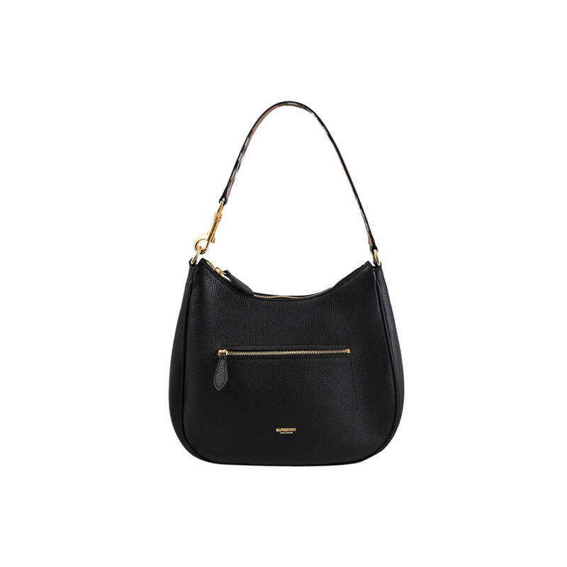 26FW 시그니처 금장로고 호보백 블랙 8104682 - Burberry