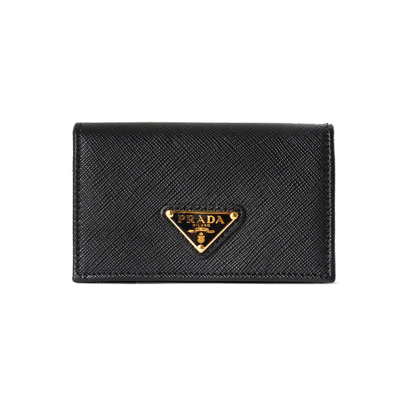 26FW 사피아노 삼각로고 카드지갑 블랙 1MC122 QHH F0002 - Prada