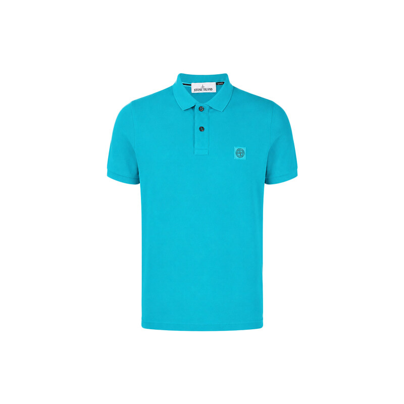 15주년 로고 패치 폴로 반팔 티셔츠 라이트블루 721522S67 V0042 - Stone Island