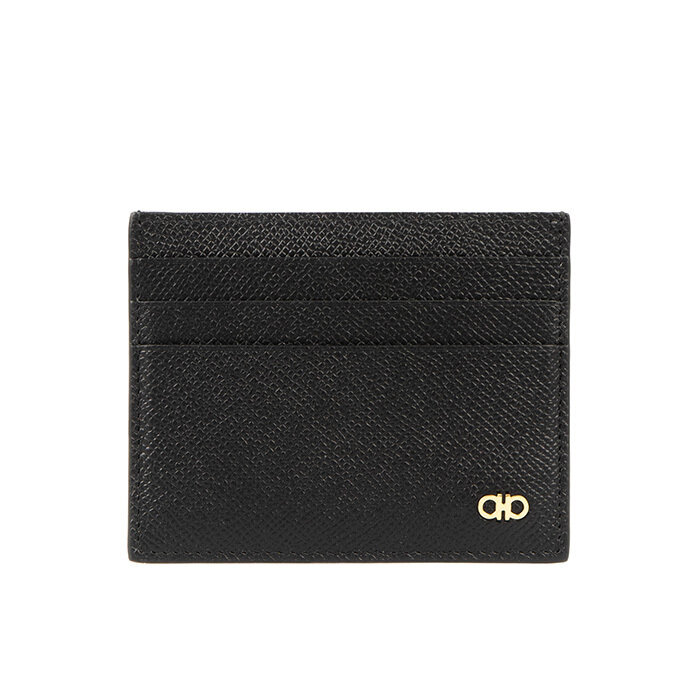[로로모다] 페레가모 금장 더블 간치니 남성 카드지갑 / 66-1478-776843 - Salvatore Ferragamo