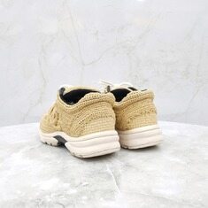 [럭스유] 40 / 샤넬 CC로고 라피아 뉴크루즈 스니커즈 썸네일 4