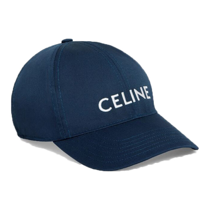 셀린느 로고자수 볼캡 네이비 969P 2AUA1 07MJ - Celine