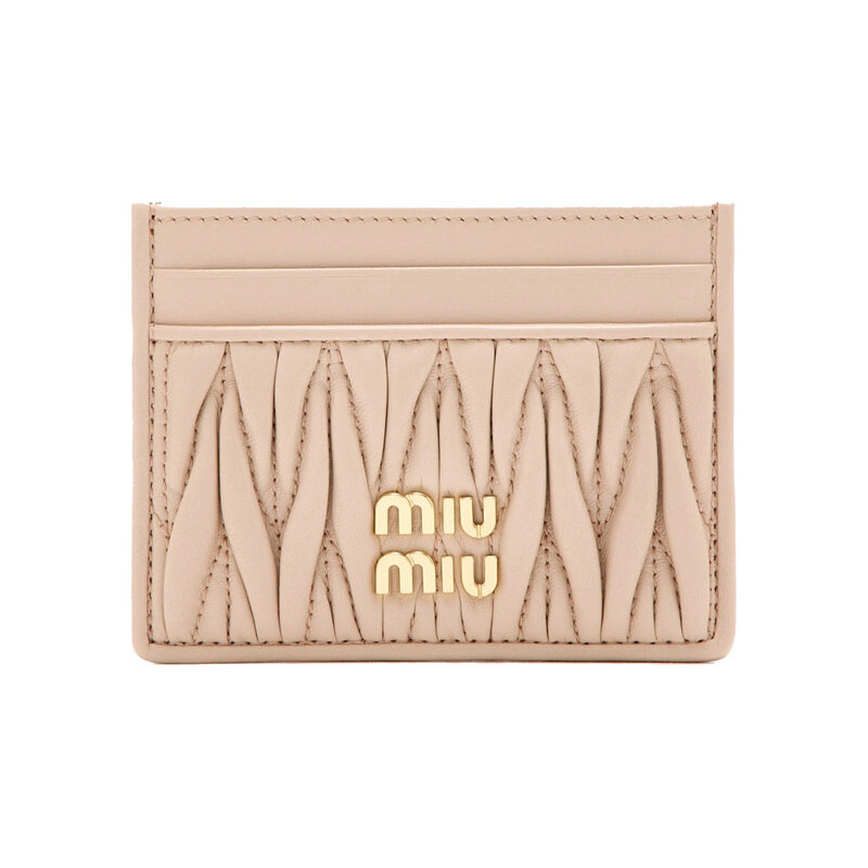 미우미우 26FW 마테라쎄 나파 카드지갑 핑크 5MC076 AFPP F0236 - Miu Miu