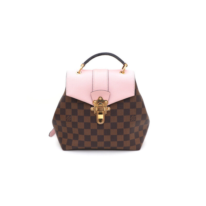 루이비통 N42262 다미에 에벤 캔버스 클랩튼 여성 백팩kk25012894 - Louis Vuitton