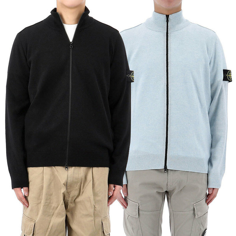 국내배송 26SS 스톤아일랜드 봄여름 라이트울 집업 가디건 3종 L1S155100011 S00B4 - Stone Island
