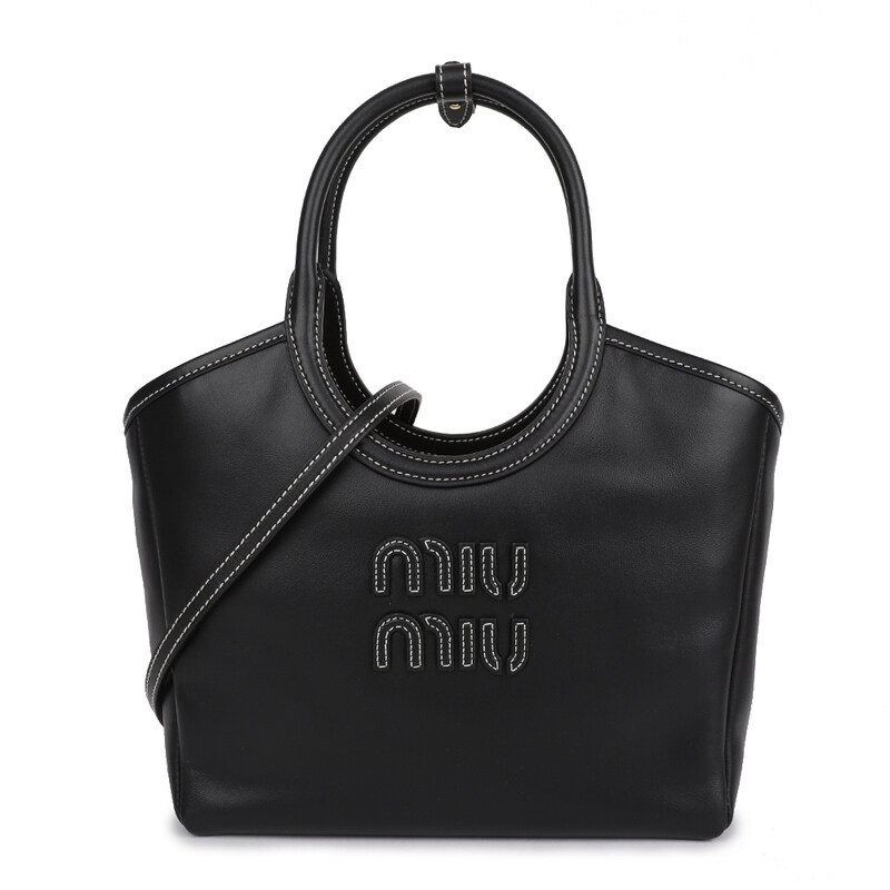 미우미우 아이비 가죽 여성 토트백 5BA284-2CRW-F0002-OON - Miu Miu