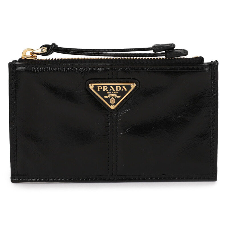 프라다 트라이앵글 로고 지퍼 카드지갑 1MC086-2CYR-F0002 - Prada