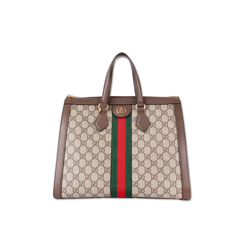 구찌 오피디아 여성 토트백 미디엄 베이지 524537 K05NB 8745 [중고] [오늘출발] - Gucci