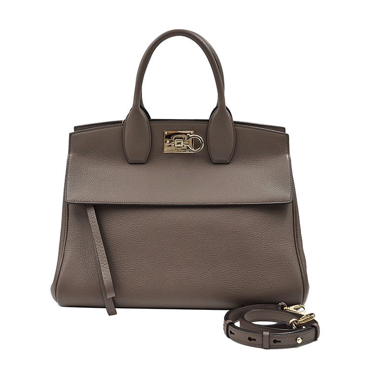 페라가모 스튜디오 토트백 겸 숄더백 미듐 71526013 - Salvatore Ferragamo