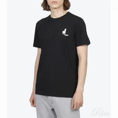 이자벨마랑 자페르 TS0047HA B1N21H 01BK 로고 반팔 티셔츠 썸네일 1
