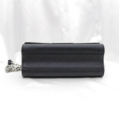Louis Vuitton(루이비통) M50282 블랙 에삐 레더 은장 트위스트 MM 체인 숄더백 썸네일 5