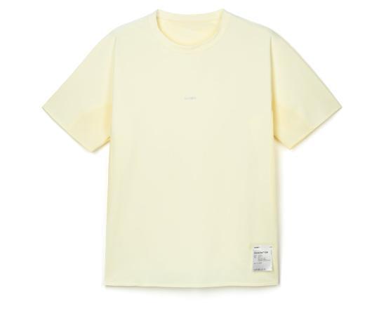 26SS 새티스파이 반팔 티셔츠 11089 41001 TRANSPARENT YELLOW DOM - SATISFY
