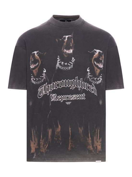 리프레젠트 반팔 티셔츠 MLM41135 003 VINTAGE BLACK DOM - Represent