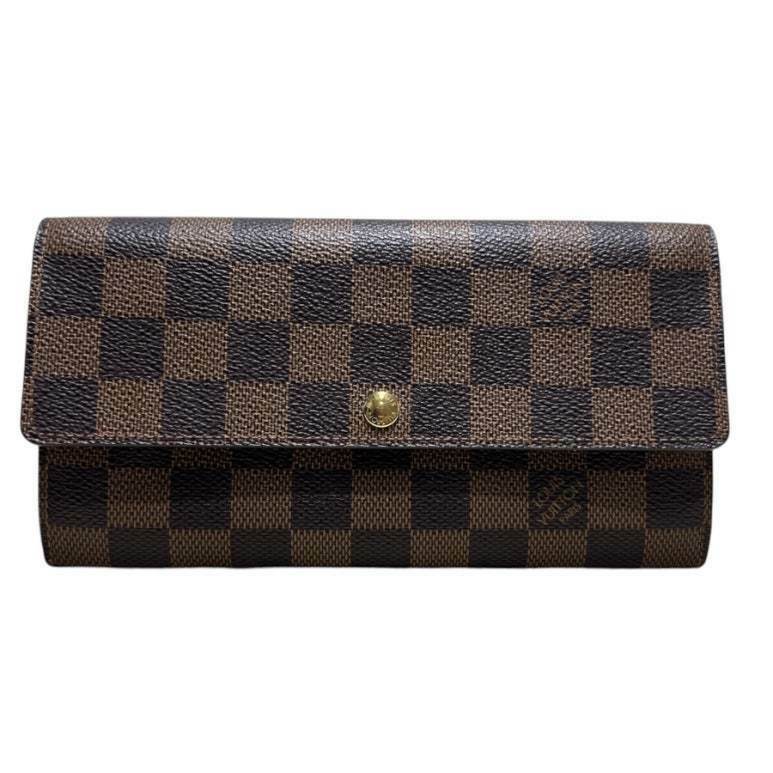 루이비통 SS 여성 장지갑 루이비통 다미에 에벤 사라 월릿 장지갑 N61734  - Louis Vuitton