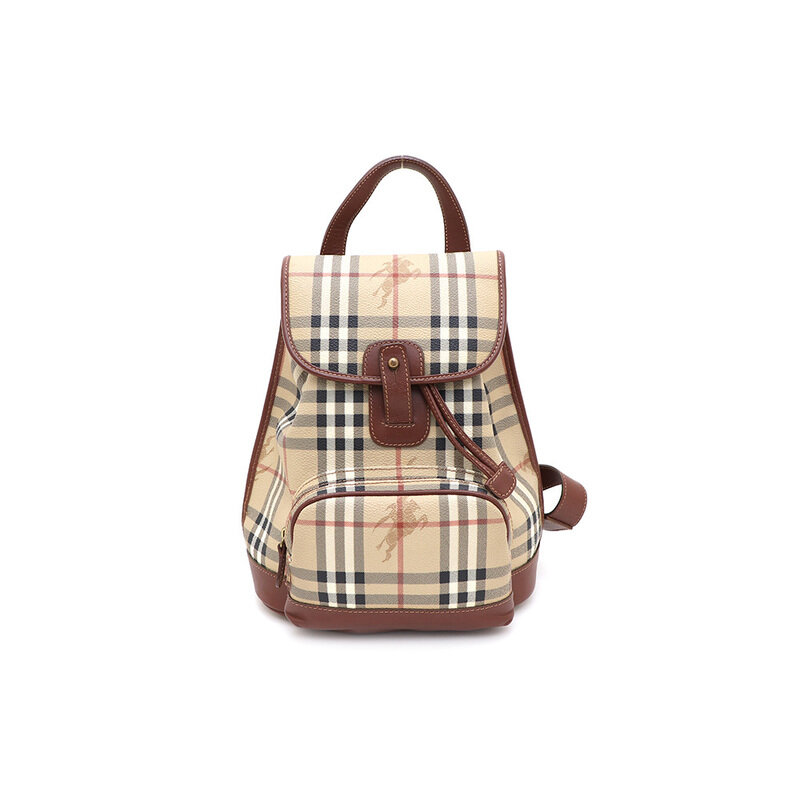 버버리 클래식 헤이마켓 체크 포켓 드로우스트링 백팩kk40791291 - Burberry