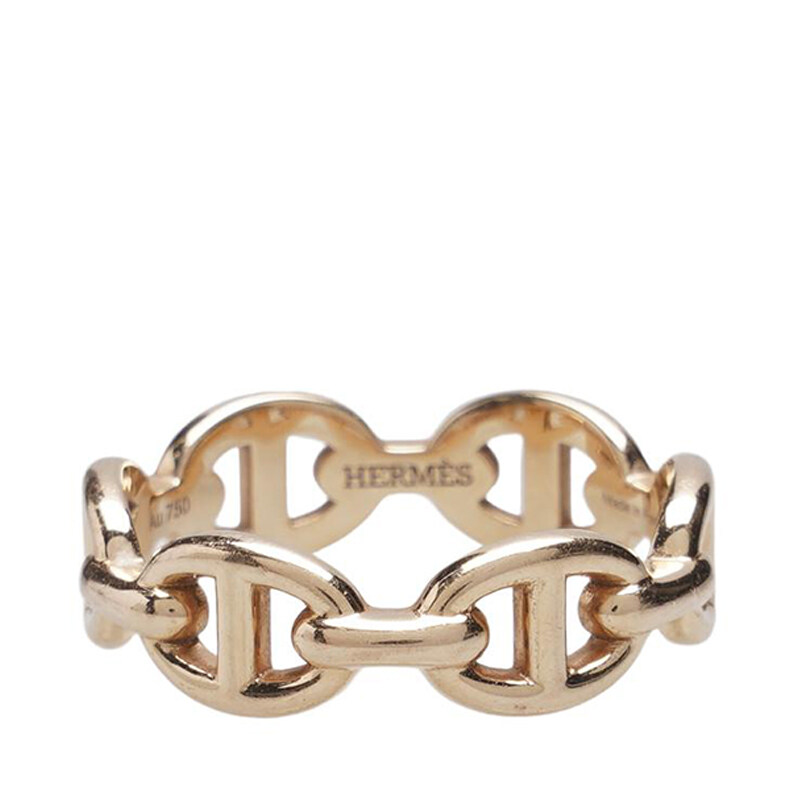 (12호) 로즈 골드 18K 샹달 반지 - Hermes