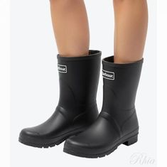 바버 26SS 밴버리 웰링턴 부츠 LRF0084 BK11 썸네일 1