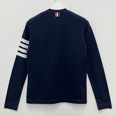 더팩토리 26FW 톰브라운 여성 사선 완장 4바 긴팔티 / 네이비 (FJS103G 07862 415) 썸네일 1