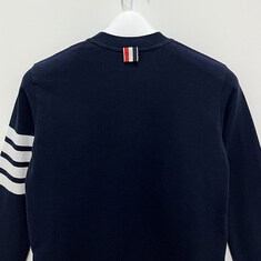 더팩토리 26FW 톰브라운 여성 사선 완장 4바 긴팔티 / 네이비 (FJS103G 07862 415) 썸네일 6