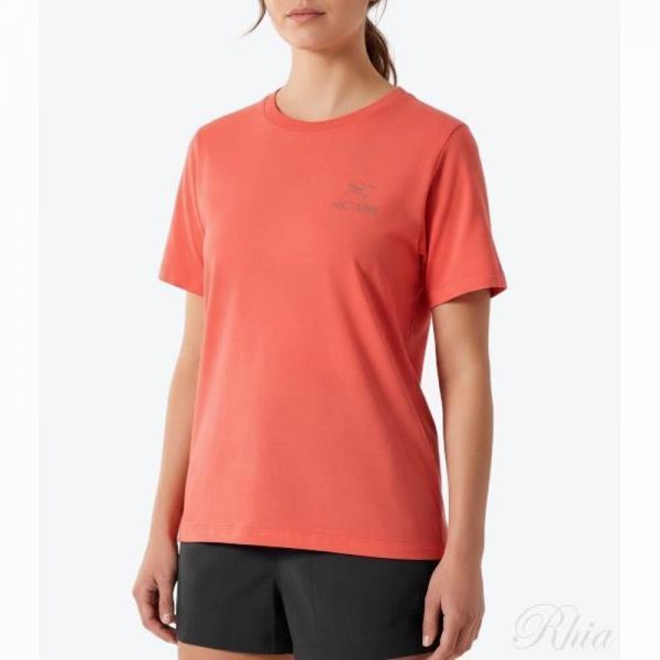 아크테릭스 26SS 크래그 SL 코튼 엠블렘 크루 셔츠 SS 우먼 ATQSW09502 DKF 엠블럼 W - Arcteryx