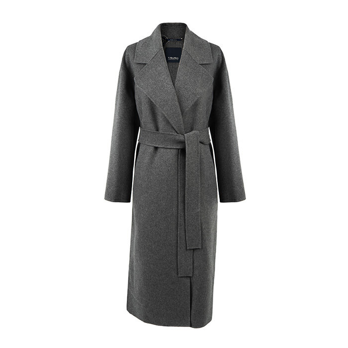 [로로모다] 막스마라 하비 다크그레이 여성 울코트 / SMMHOBBY-9011091-063 - Max Mara
