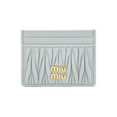26FW 마틀라세 금장 로고 카드지갑 펄그레이 5MC076 AFPP F0164 썸네일 1