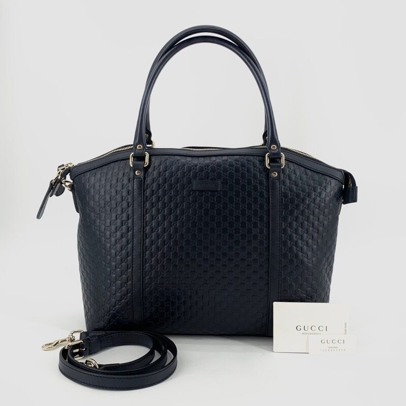 [출고] 구찌 마이크로시마 2way 토트백 겸 숄더백 449657 - Gucci