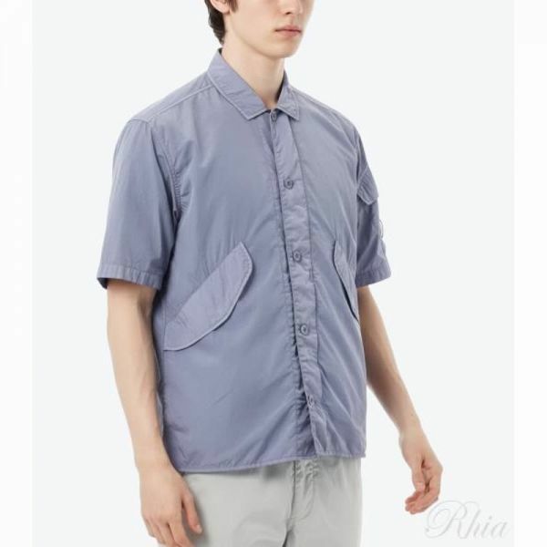 CP컴퍼니 크롬 R 쇼츠 슬리브 오버셔츠 18CMOS035A 005904G 774 숏 - CP company