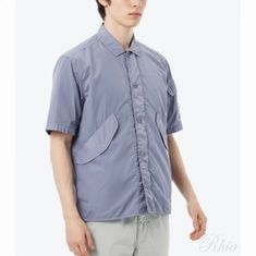 CP컴퍼니 크롬 R 쇼츠 슬리브 오버셔츠 18CMOS035A 005904G 774 숏 썸네일 1