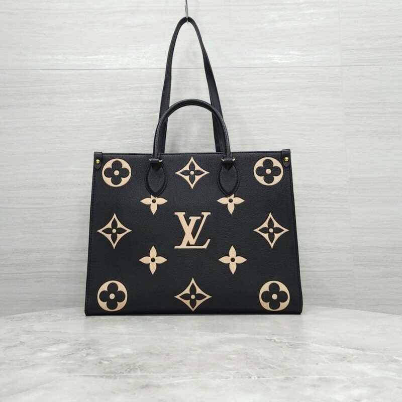 [럭스유] 루이비통 앙프렝뜨 온더고 MM 모노그램 블랙 베이지 M45495 - Louis Vuitton