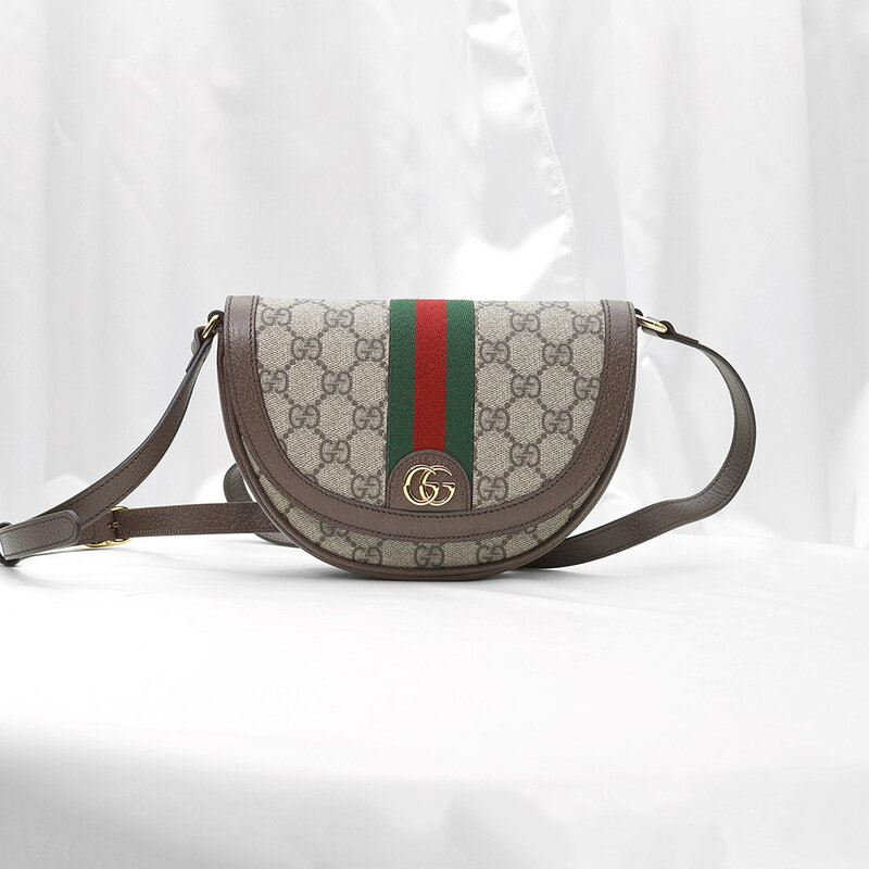 Gucci(구찌) 757309 GG 수프림 캔버스 WEB 금장 오피디아 스몰 숄더백 - Gucci