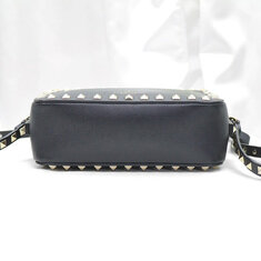 Valentino(발렌티노) NW1B0809VSF 블랙 카프스킨 락스터드 스몰 카메라 크로스백 썸네일 4